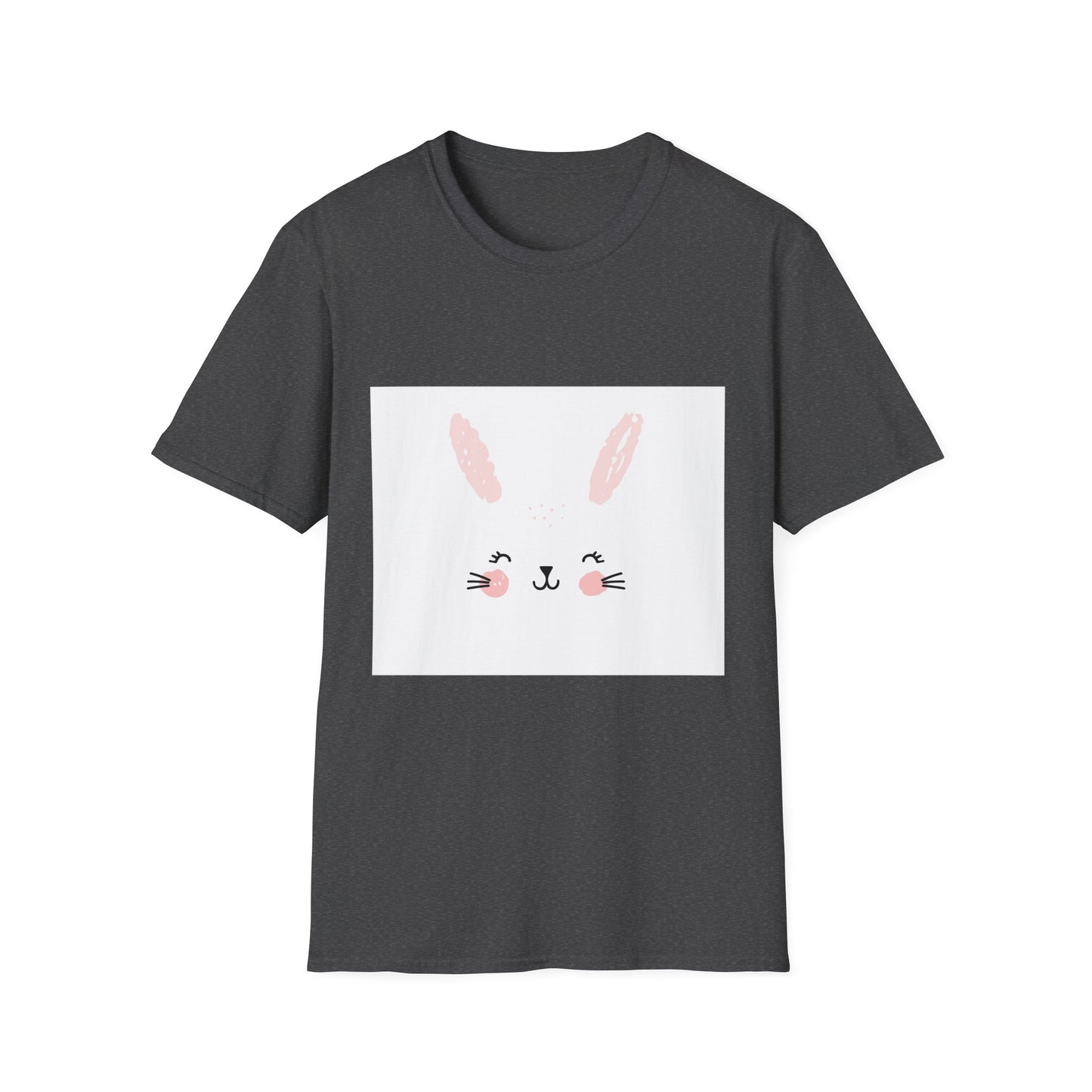 Cute Bunny Graphic Unisex T-Shirt, Easter Gift, Spring Fashion, Kids and Adults, Casual Wear, Animal Lovers