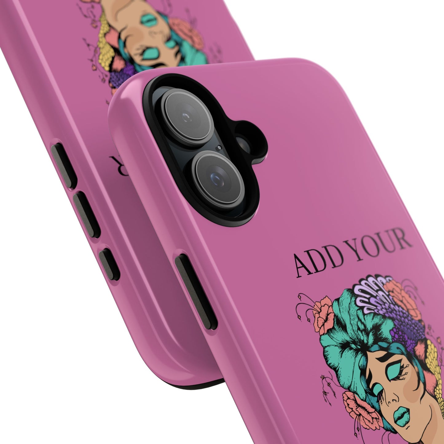Tough Cases Phone Case, Custom Art Case for Her, Unique Gift, Flower Design, Personalized Phone Accessory, Stylish Cell Cover