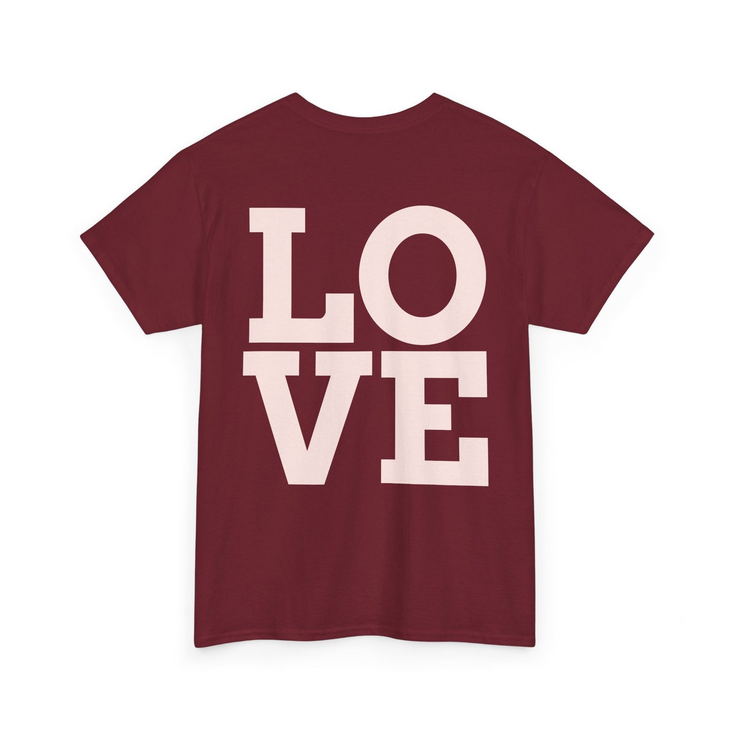 Unisex Heavy Cotton Tee - "You Are Literally The Only Person I Like" & Love Design