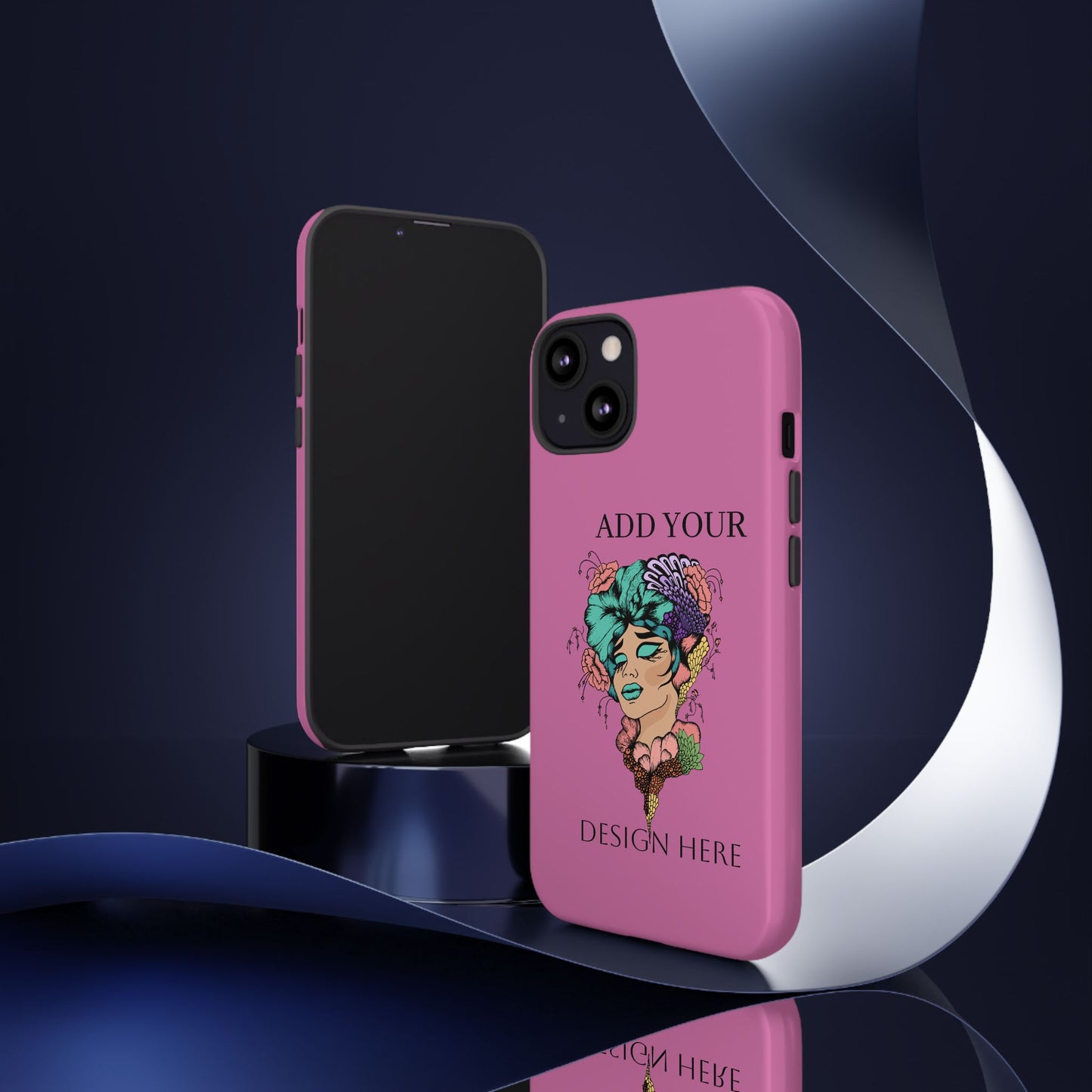 Tough Cases Phone Case, Custom Art Case for Her, Unique Gift, Flower Design, Personalized Phone Accessory, Stylish Cell Cover
