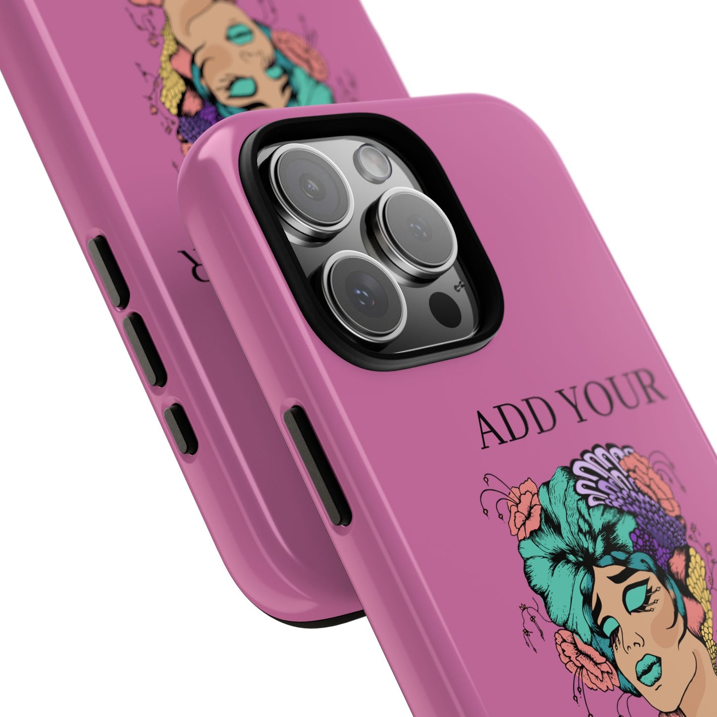 Tough Cases Phone Case, Custom Art Case for Her, Unique Gift, Flower Design, Personalized Phone Accessory, Stylish Cell Cover