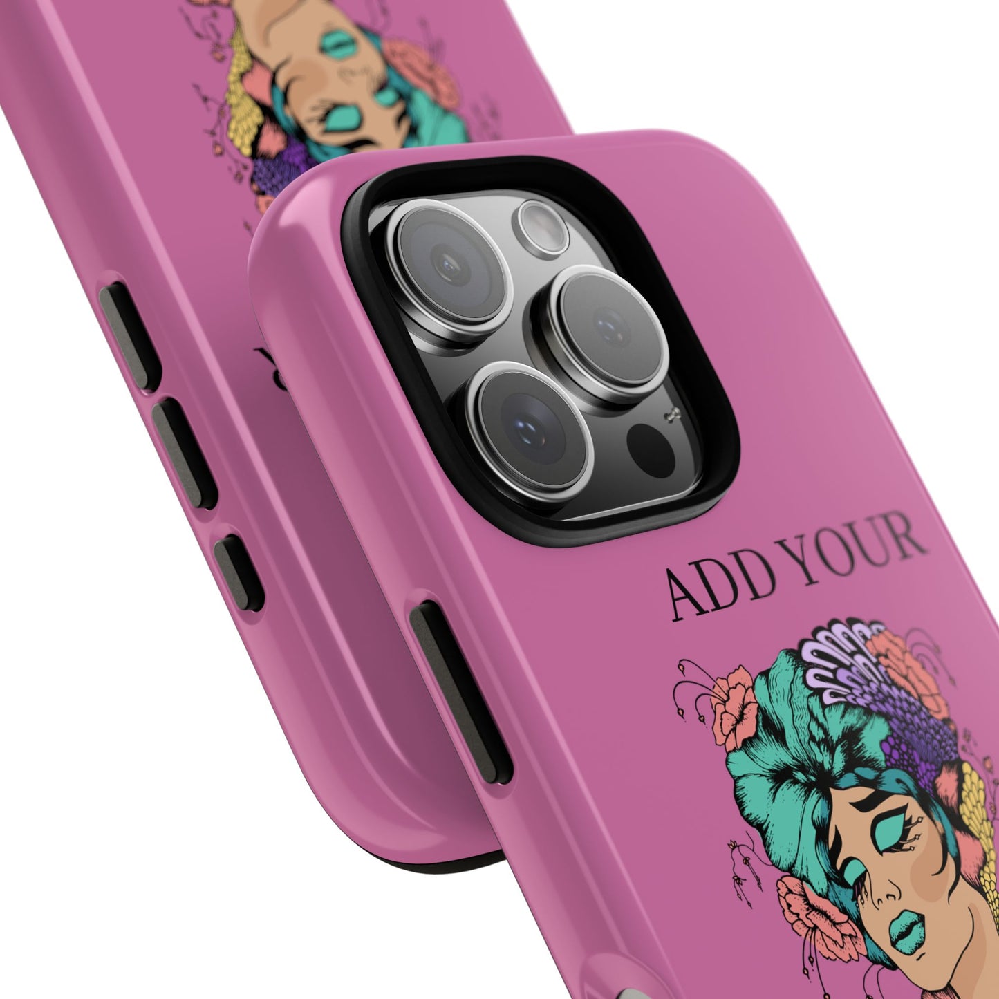 Tough Cases Phone Case, Custom Art Case for Her, Unique Gift, Flower Design, Personalized Phone Accessory, Stylish Cell Cover