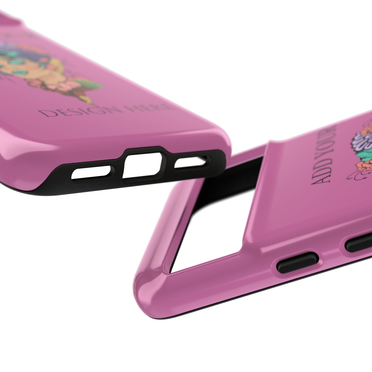 Tough Cases Phone Case, Custom Art Case for Her, Unique Gift, Flower Design, Personalized Phone Accessory, Stylish Cell Cover