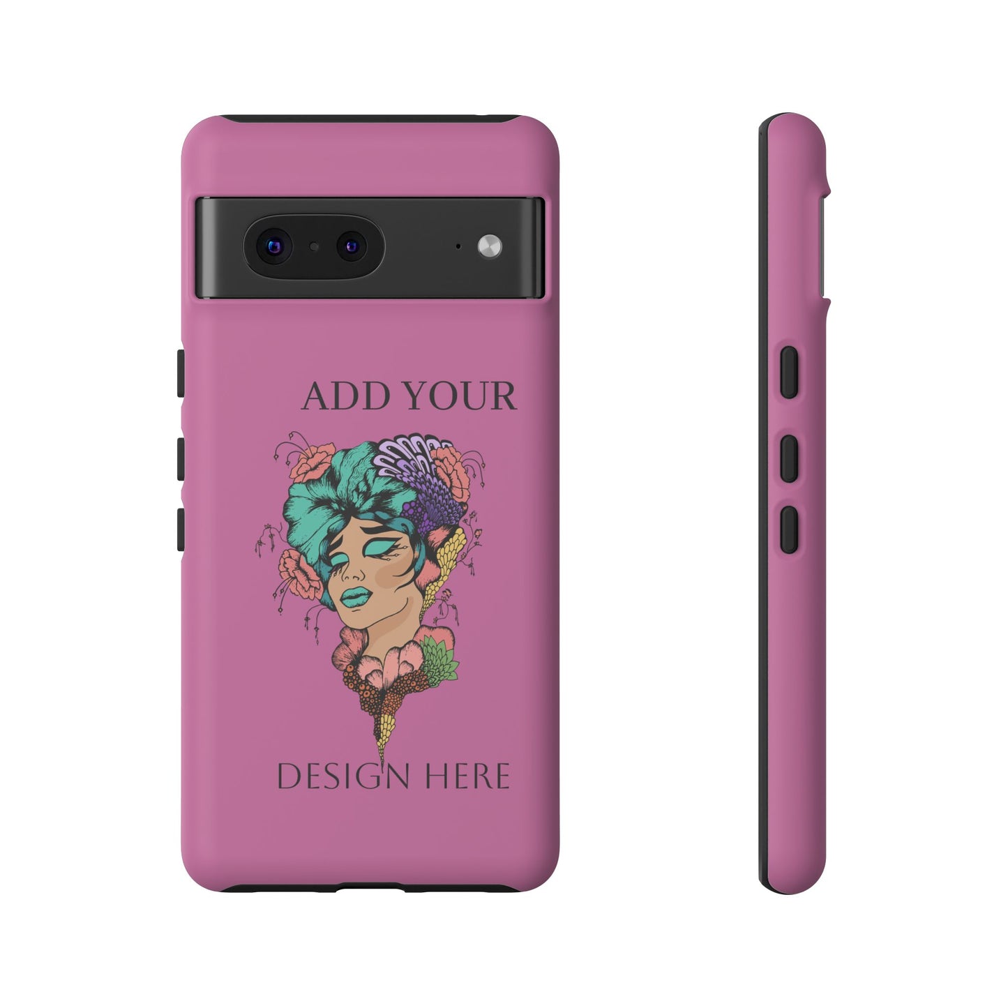 Tough Cases Phone Case, Custom Art Case for Her, Unique Gift, Flower Design, Personalized Phone Accessory, Stylish Cell Cover