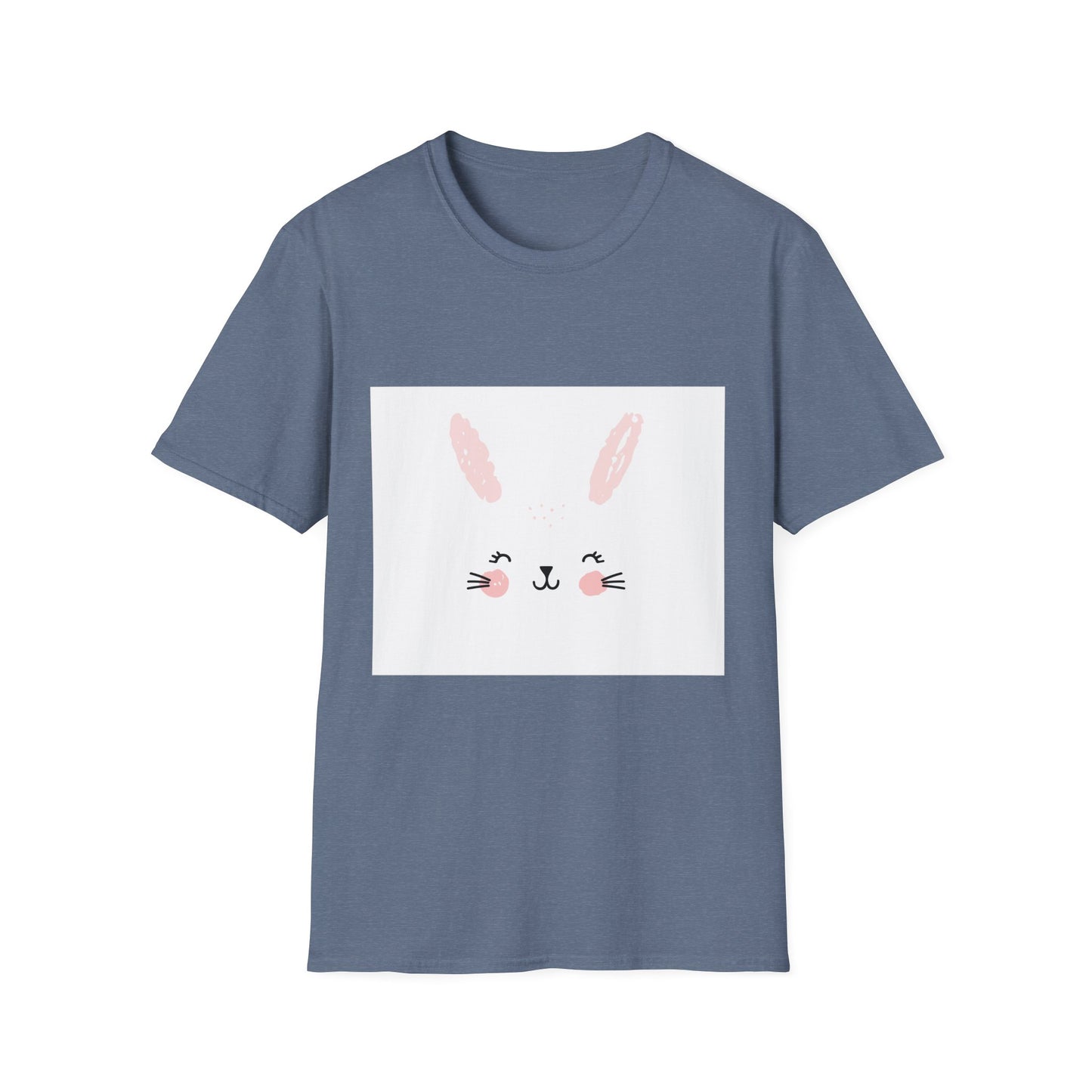 Cute Bunny Graphic Unisex T-Shirt, Easter Gift, Spring Fashion, Kids and Adults, Casual Wear, Animal Lovers