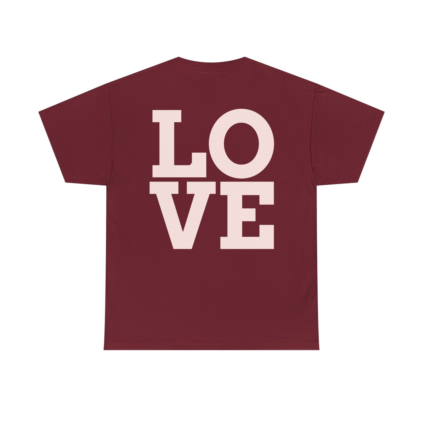 Unisex Heavy Cotton Tee - "You Are Literally The Only Person I Like" & Love Design