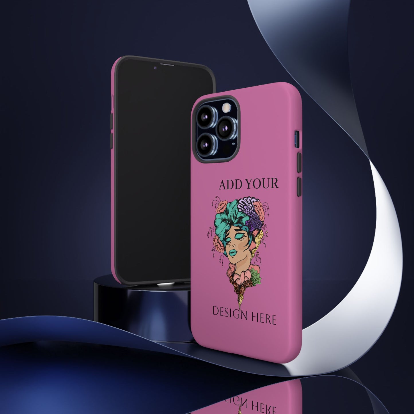 Tough Cases Phone Case, Custom Art Case for Her, Unique Gift, Flower Design, Personalized Phone Accessory, Stylish Cell Cover