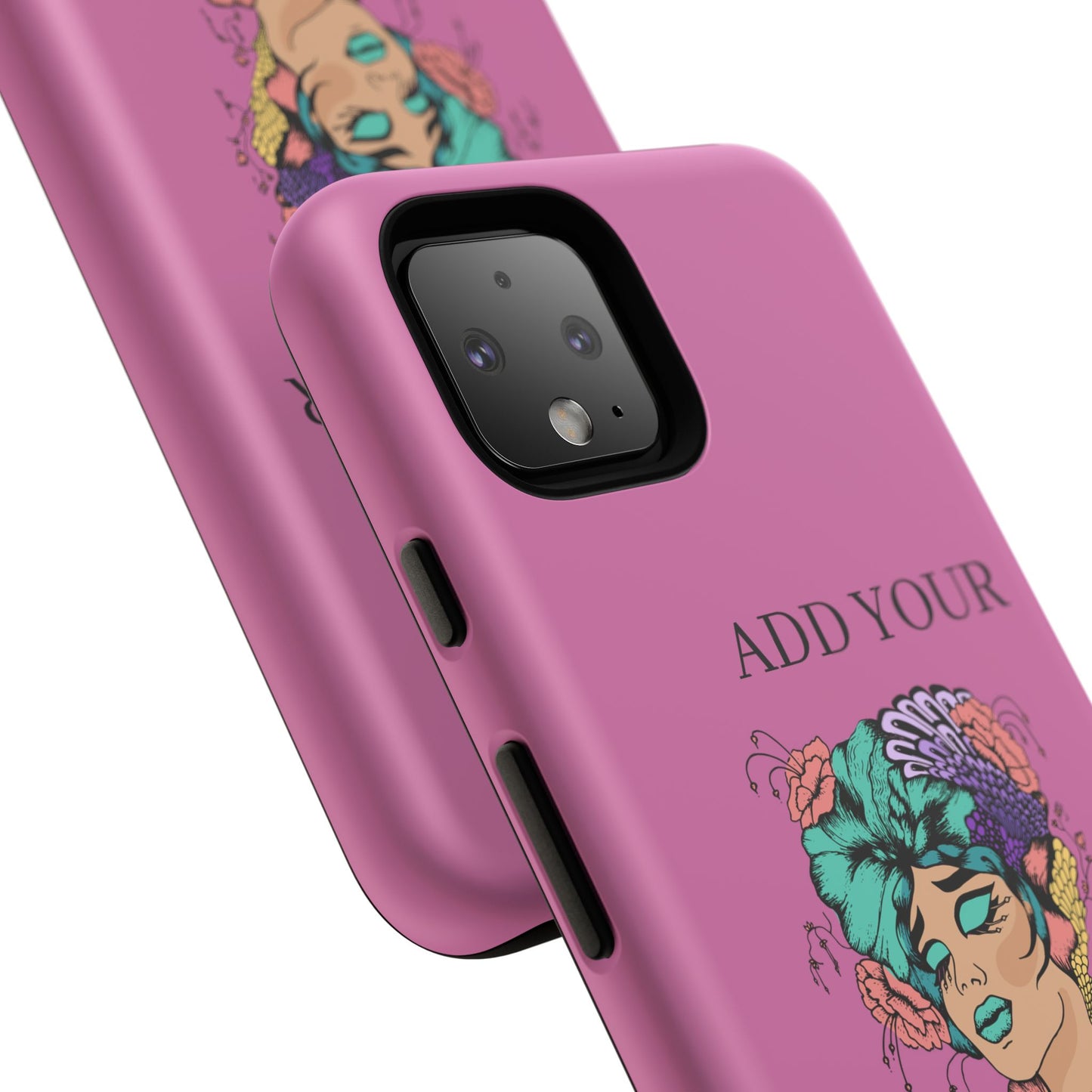 Tough Cases Phone Case, Custom Art Case for Her, Unique Gift, Flower Design, Personalized Phone Accessory, Stylish Cell Cover