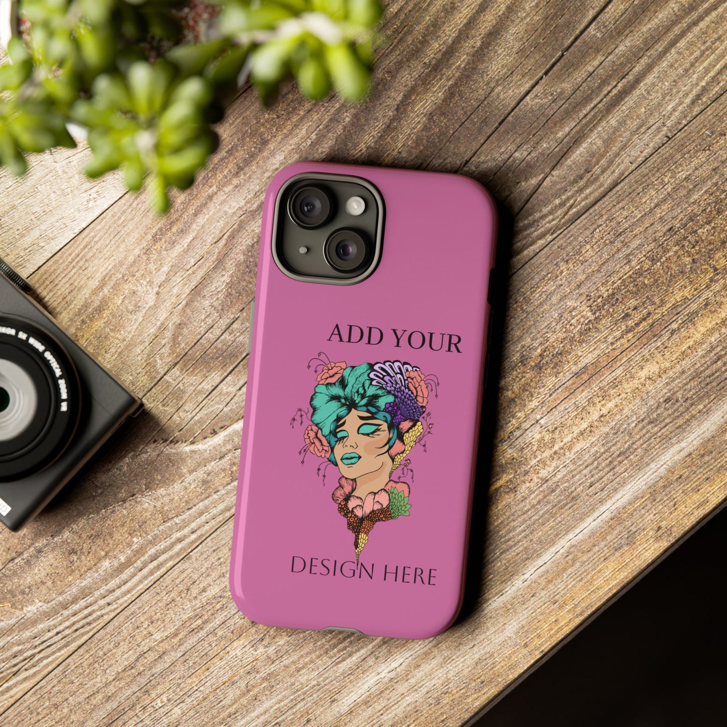 Tough Cases Phone Case, Custom Art Case for Her, Unique Gift, Flower Design, Personalized Phone Accessory, Stylish Cell Cover