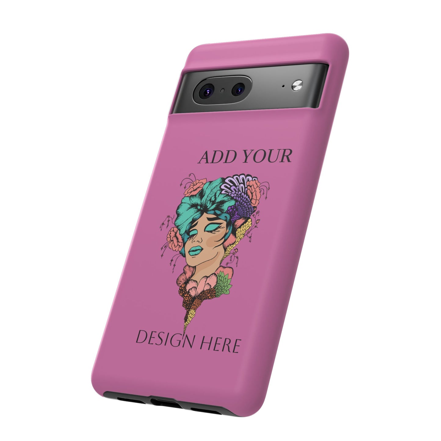 Tough Cases Phone Case, Custom Art Case for Her, Unique Gift, Flower Design, Personalized Phone Accessory, Stylish Cell Cover