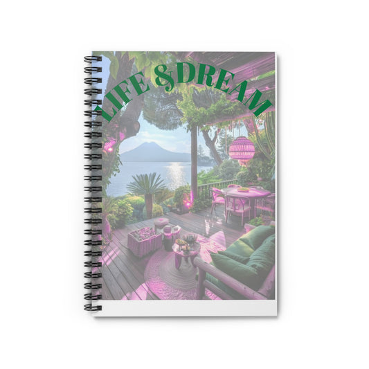 Serene Life & Dream Notebook - Perfect for Journaling, Gift, Office Supplies, Back to School, Travel Diary