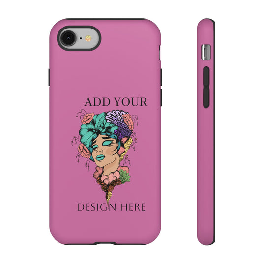 Tough Cases Phone Case, Custom Art Case for Her, Unique Gift, Flower Design, Personalized Phone Accessory, Stylish Cell Cover