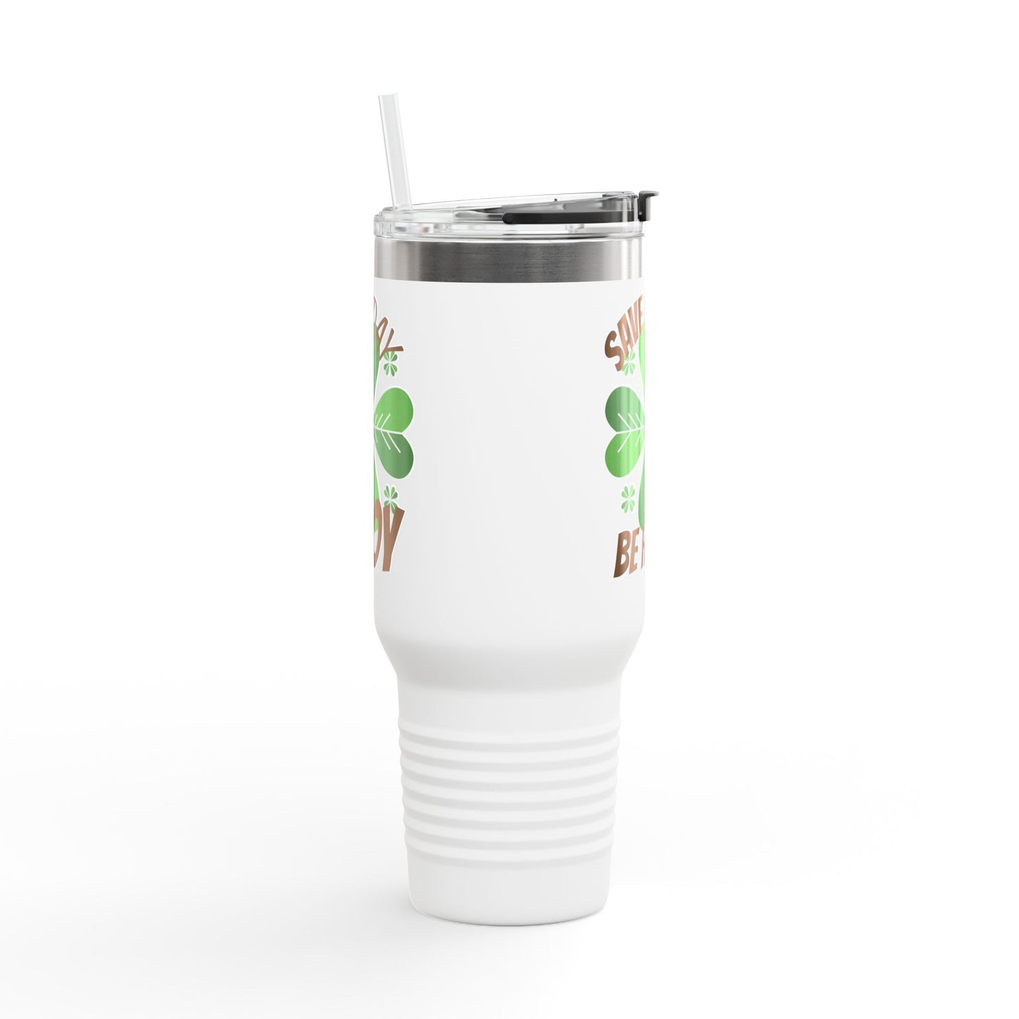 St. Patrick's Day Insulated Travel Mug, 40oz - Save Dream Be Happy - Perfect for Coffee Lovers, Gift for Friends, Eco-Friendly [...]