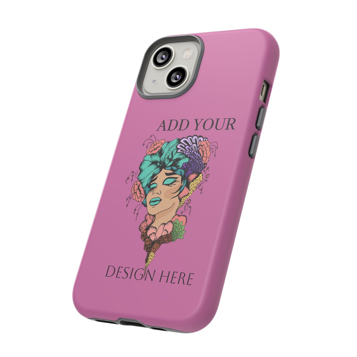 Tough Cases Phone Case, Custom Art Case for Her, Unique Gift, Flower Design, Personalized Phone Accessory, Stylish Cell Cover