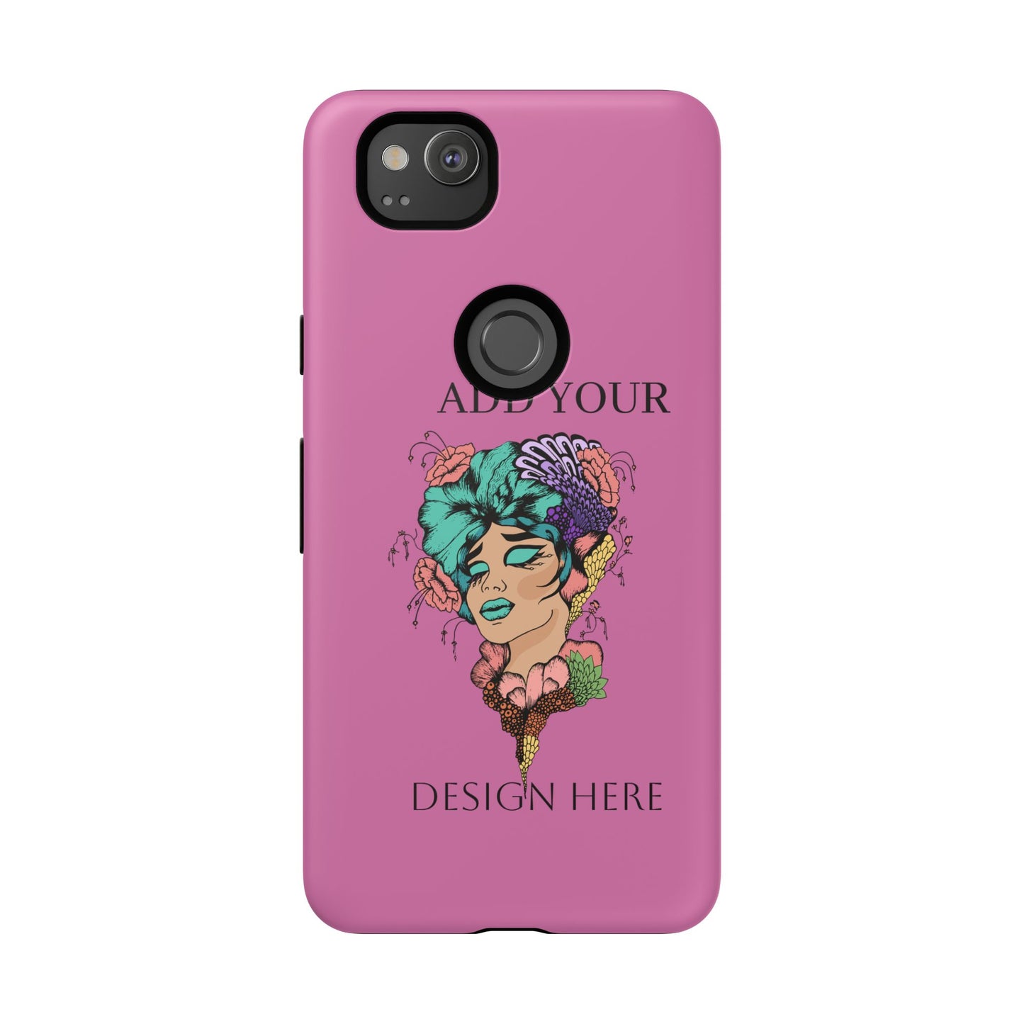 Tough Cases Phone Case, Custom Art Case for Her, Unique Gift, Flower Design, Personalized Phone Accessory, Stylish Cell Cover