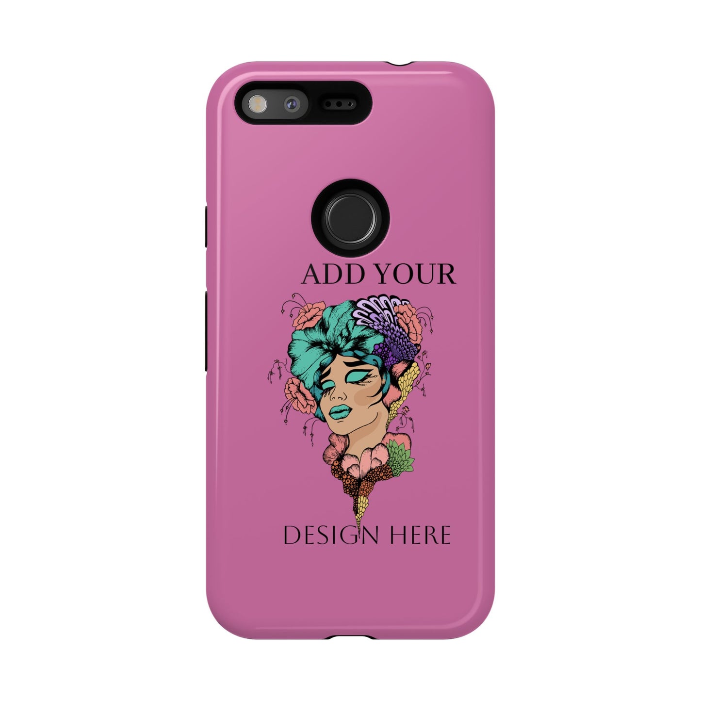Tough Cases Phone Case, Custom Art Case for Her, Unique Gift, Flower Design, Personalized Phone Accessory, Stylish Cell Cover