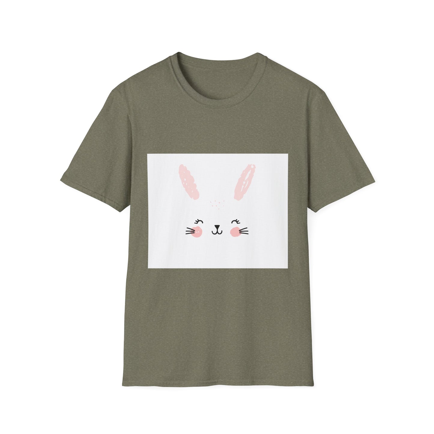 Cute Bunny Graphic Unisex T-Shirt, Easter Gift, Spring Fashion, Kids and Adults, Casual Wear, Animal Lovers