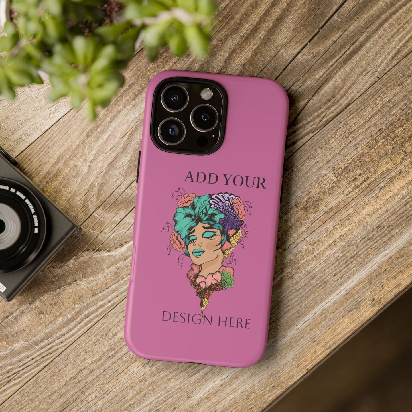 Tough Cases Phone Case, Custom Art Case for Her, Unique Gift, Flower Design, Personalized Phone Accessory, Stylish Cell Cover