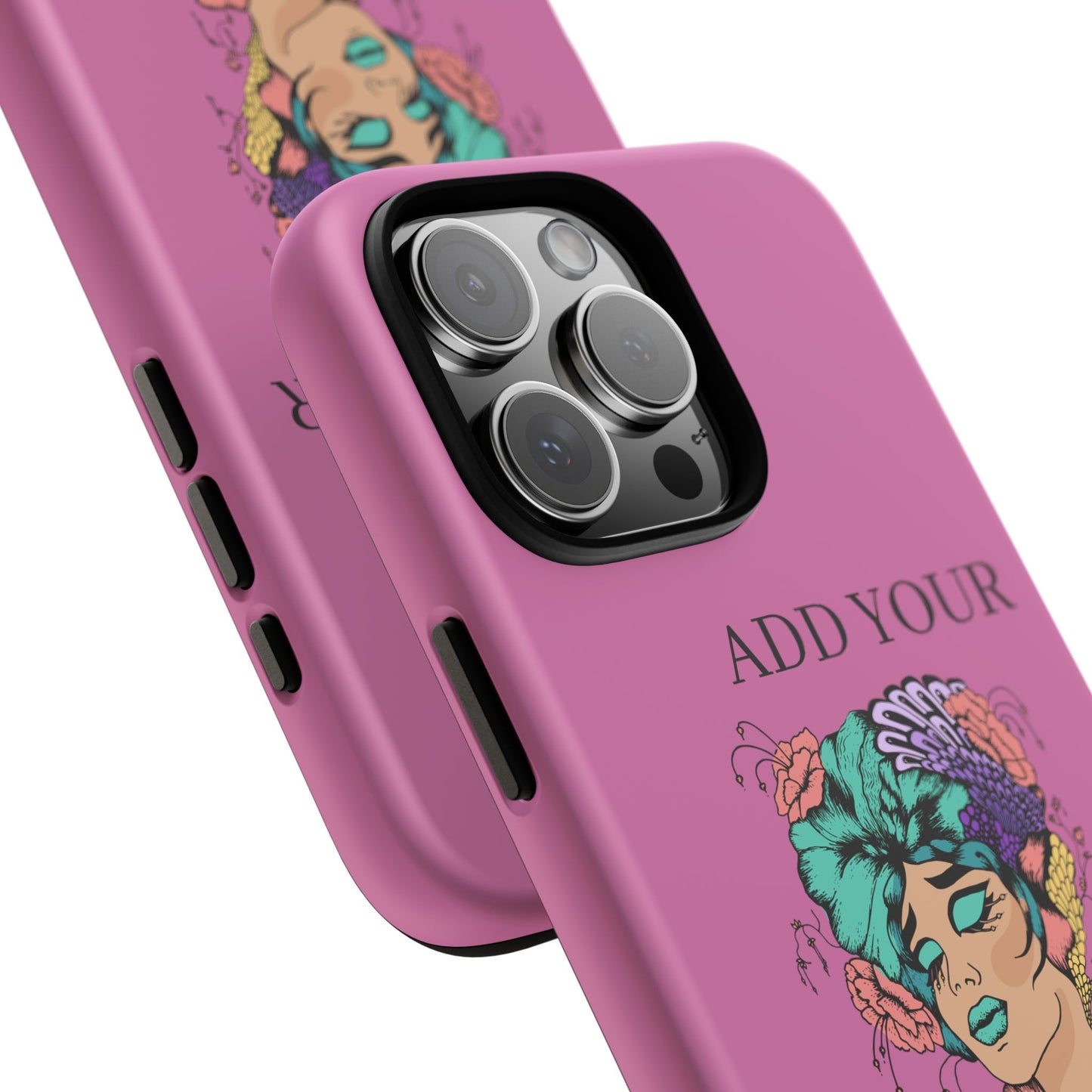 Tough Cases Phone Case, Custom Art Case for Her, Unique Gift, Flower Design, Personalized Phone Accessory, Stylish Cell Cover